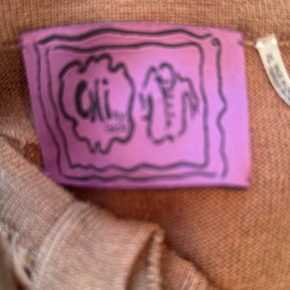 Gorgeous extra large silk Cardigan with silk inlay animal print Versace like - Picture 4 of 4